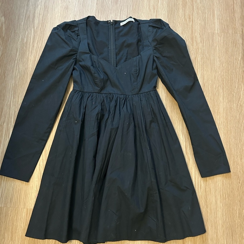 Abercrombie & Fitch Black Long-Sleeve Dress